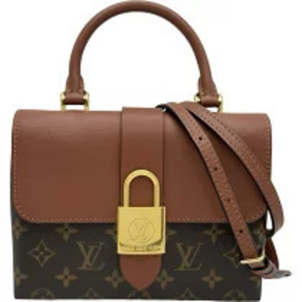 Louis Vuitton Locky Brown Monogram Canvas Handbag